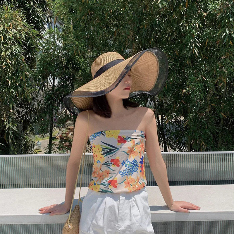 Wide Brim Beach Sun Hat