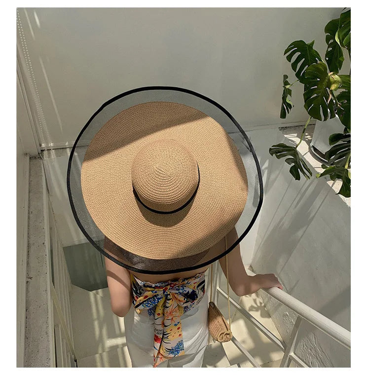 Wide Brim Beach Sun Hat